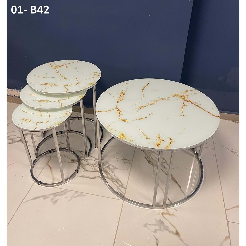 C Orta Sehpa (Gold Ayak)