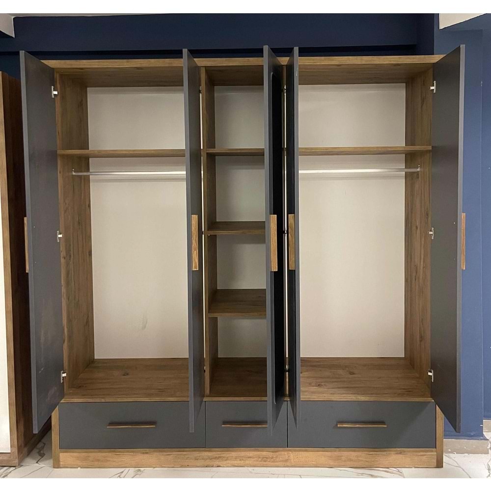 Hisar 5 Kapaklı Gardırop