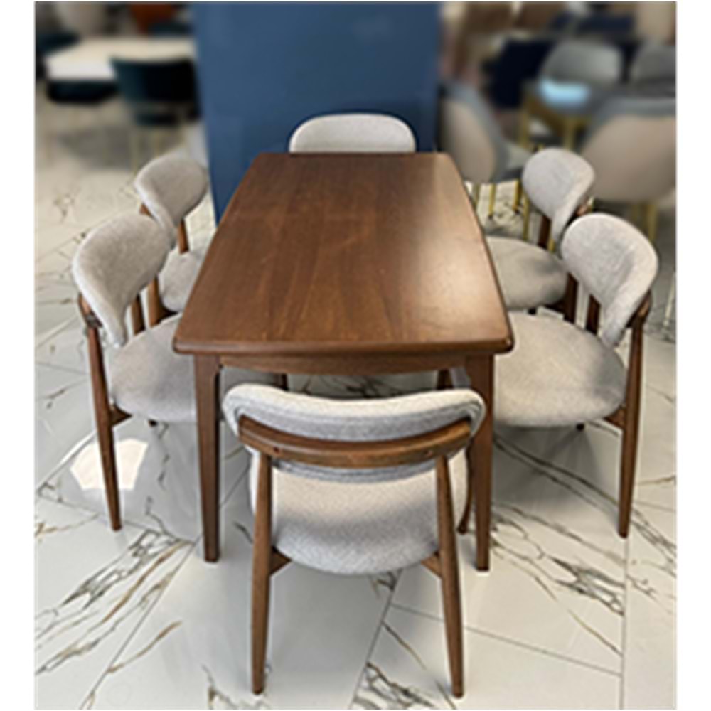 Bohem Elma Yemek Masası Takımı