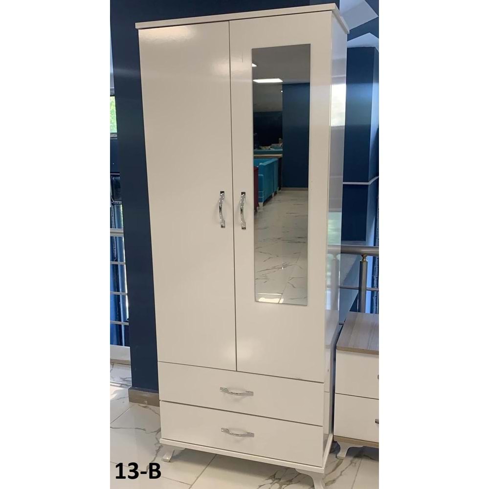 Sedef 2 Kapaklı Gardırop