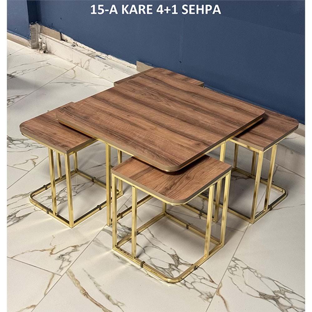 Kare 4+1 Zigon Orta Sehpa