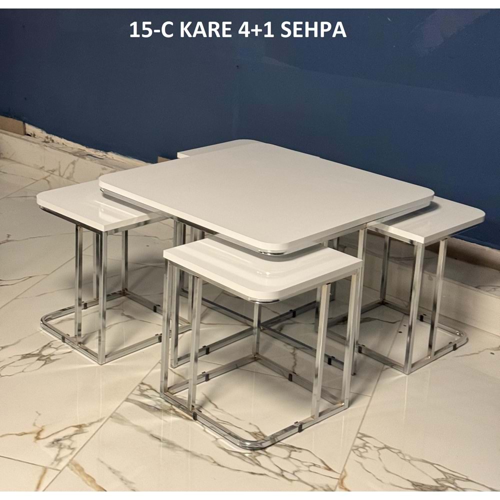 Kare 4+1 Zigon Orta Sehpa