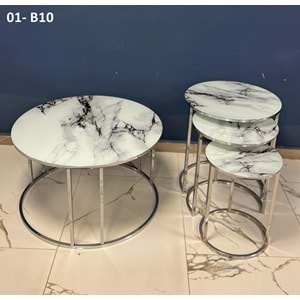 C Orta Sehpa (Gold Ayak)