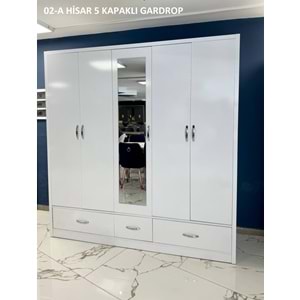Hisar 5 Kapaklı Gardırop