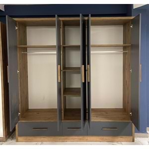 Hisar 5 Kapaklı Gardırop