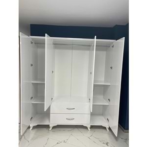 Vizyon 4 Kapaklı MDF Gardırop