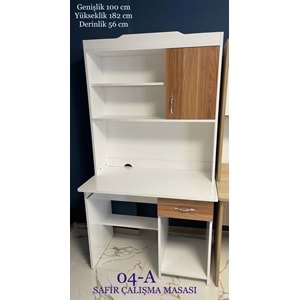 Safir Kitaplıklı Çalışma Masası