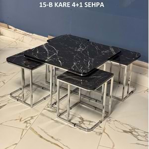 Kare 4+1 Zigon Orta Sehpa