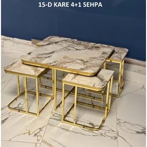 Kare 4+1 Zigon Orta Sehpa