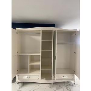 DMC Sude 5 Kapaklı MDF Gardırop