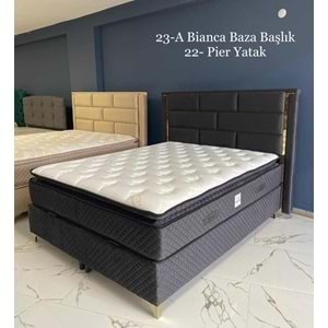 160x200 Bianca Baza ve Başlık