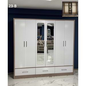 Hisar 6 Kapaklı Gardırop