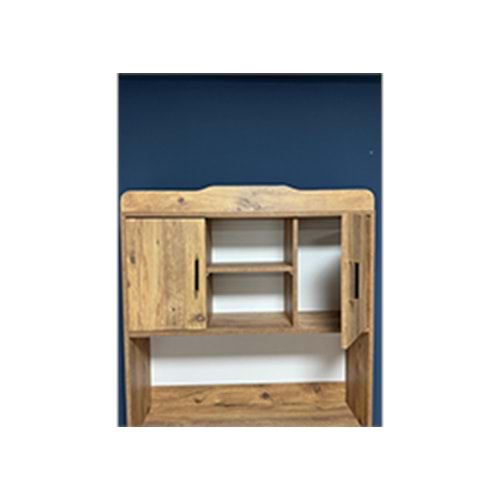 Retro Kitaplıklı Çalışma Masası