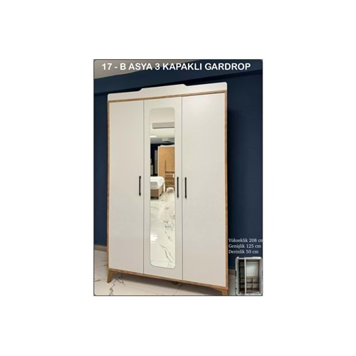 Asya 3 Kapak Gardırop
