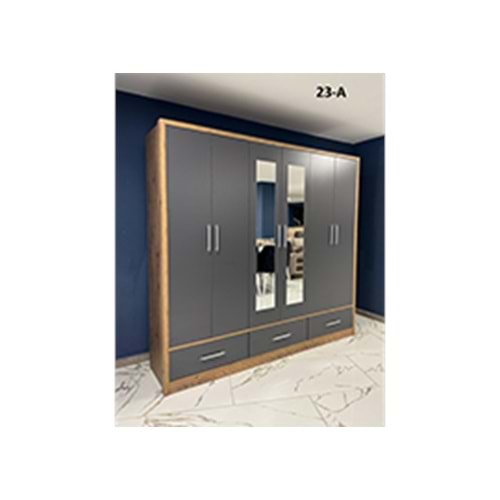 Hisar 6 Kapaklı Gardırop