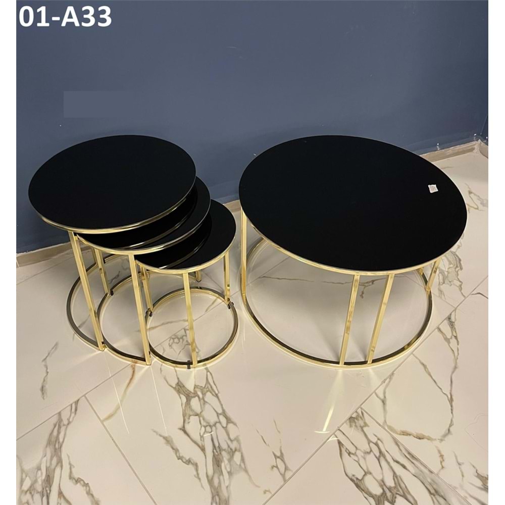 C Orta Sehpa (Gold Ayak)