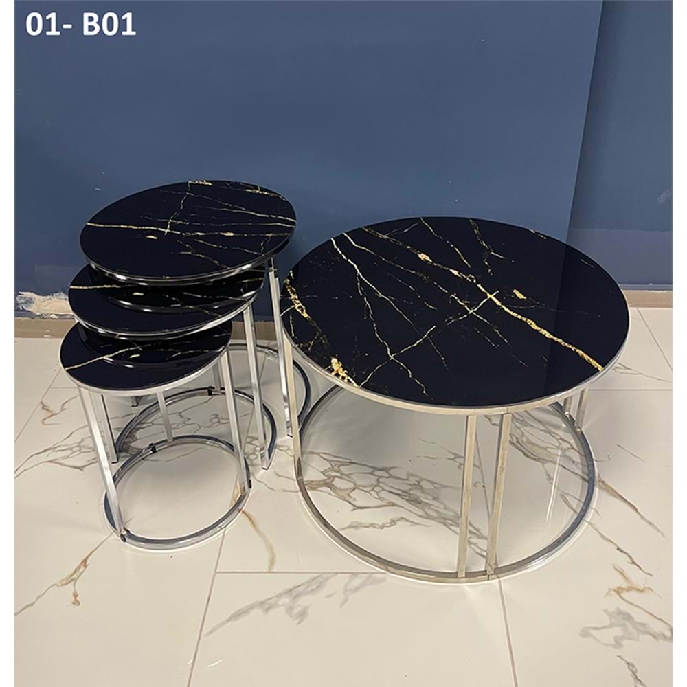 C Orta Sehpa (Gold Ayak)