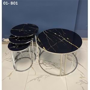 C Orta Sehpa (Gold Ayak)