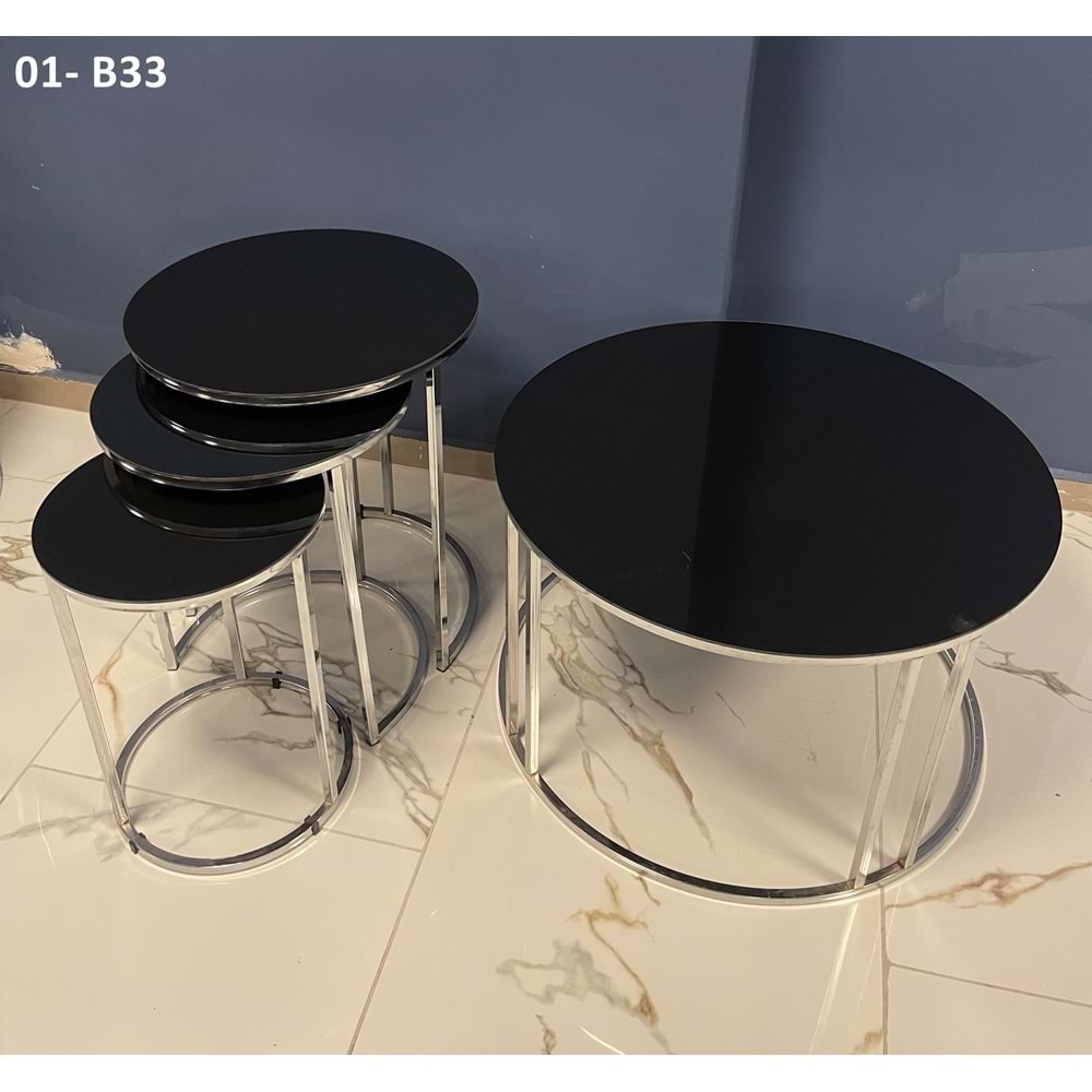 C Orta Sehpa (Gold Ayak)