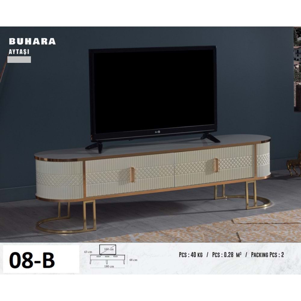 Maral - Buhara 180 cm TV Sehpası