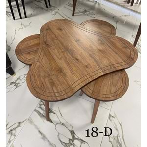 Mondi 3+1 Zigon Orta Sehpa Set