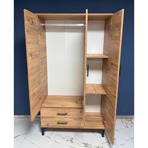 Retro 3 Kapaklı Gardırop