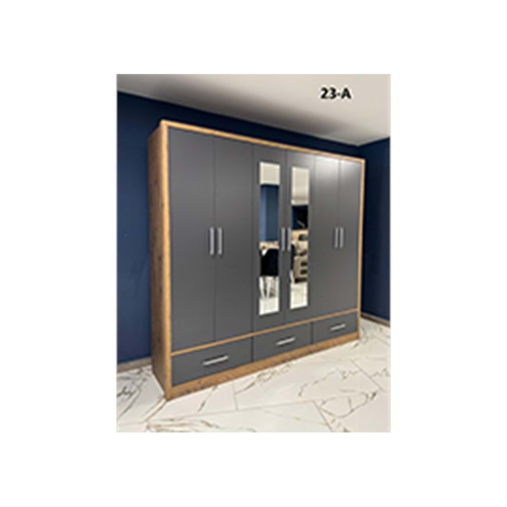 Hisar 6 Kapaklı Gardırop